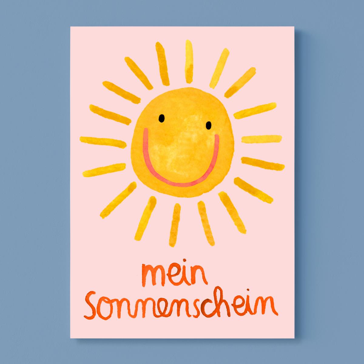 Postkarte *Mein Sonnenschein* – Frau Ottilie